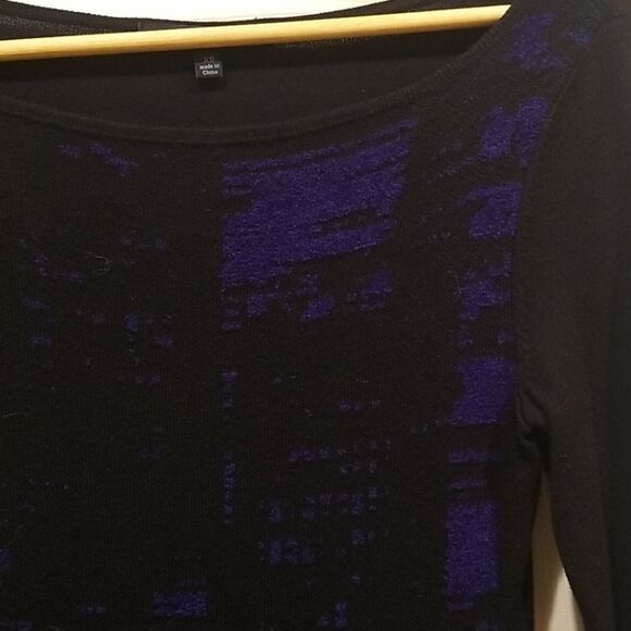 Elie Tahari Black Sweater Dress Size Xs - Picture 5 of 6